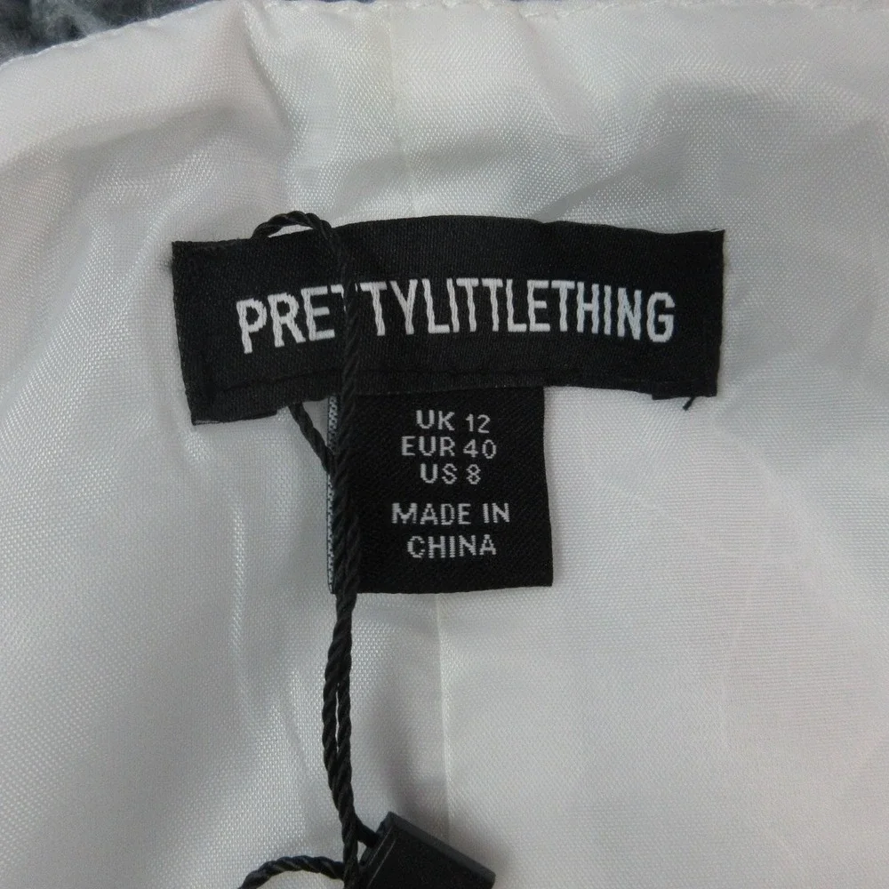 PrettyLittleThing Waistcoat Womens US 8 White Premium Tailored Longline Vest NWT - Picture 9 of 16